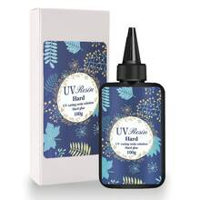 100克/400克高品质UV树脂 - 3.53盎司/14.11盎司晶莹剔透的UV树脂，适用于珠宝制作、DIY工艺品 - 快速固化、高光泽、无气泡 | 非常适合浇铸、涂层和艺术项目 - 淺藍色 - 查看 3