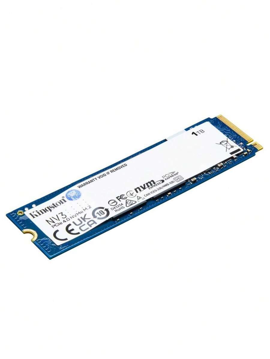 NV3 M.2 2280 1TB PCIe 4.0 X4 NVMe Internal Solid State Drive (SSD) SNV3S/1000G  Up To 6000 MB/S - 黑色 - 查看 1