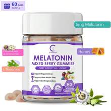 ALLIWISE Melatonin Sleep Support Supplement (Honey Pack, 5mg Melatonin) – 50mg L-Theanine, 250mg Passion Flower, 200mg Chamomile, Supports Sleep & Anxiety Balance For Relaxation Seekers