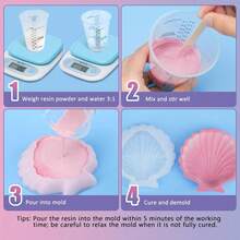 1pc 300g/500g/1000g/2000g Casting Resin Plaster Powder, Quick-Setting Terrazzo Resin, Handmade Mold Casting Kit Powder, Plaster Of Paris, Ceramic And Porcelain Plaster Powder, For Crafts, Sculptures And Home Decor Resin Casting Plaster Powder, DIY Casting Mold Supplies - White - View 4