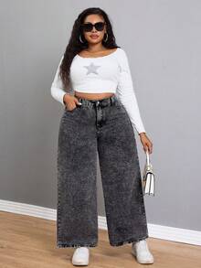 Elegant Straight Leg Boyfriend Black Jeans Casual Fashion Slimming Daily Outfits Vintage Denim Plus Size Long Pants For Women Summer