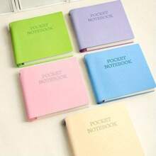 Colorful Mini Notebooks With Lined Pages - Portable Pocket-Sized For Everyday Organization, Pastel Colors (Pink, Blue, Green, Yellow, Purple) - Perfect For School, Work, Or Personal Use - Multicolor - View 8