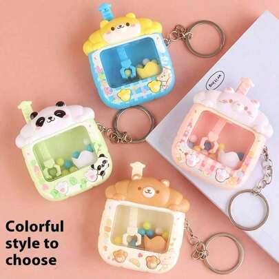 (1 pièce) Porte-clés peluche de jeu de griffe Panda et Corgi, pendentif de sac à dos, cadeau de fête, miniature de collection, cadeau d'anniversaire, de vacances, de Noël, de remise des diplômes, du poisson d'avril, d'Halloween