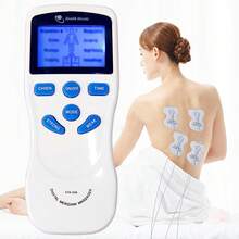 TENS Unit Muscle Stimulator Electric Pulse Body Massager Multi-Function Massage Instrument With 8pcs Electrode Pads