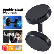 Dual-Sided Magnetic Phone Holder For Fitness, Firmly Attaches To Your Phone, 360° Rotation For Viewing In Any Position, Frees Up Your Hands, Includes Iron Plate Accessories For Better Effect Compatible With IPhone, Android Phone, Gift For Birthday, Family, Friends Phone Stand Phone Accessories - Multicolor - View 9