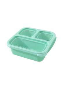 1 件 4 格便当盒、零食容器、便当盒、食品储存容器、可重复使用、餐食准备午餐容器、轻便、可堆叠、微波炉、冰柜、洗碗机、便当盒、易于包装各种零食和水果，可轻松放入背包或午餐袋 - 彩色 - 查看 18