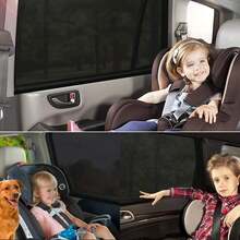 ANNA TOSANI 2 Pack Parasol de Coche, Parasol para Protección Coche, Doble Tejido paraáxima Protección Rayos UVA y Anti-Mosquitos - 1 - Ver 8