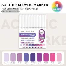 Set di 171 colori di pennarelli acrilici liquidi diretti Languo, penne riempitive con testina morbida e capacità elevata, colori macaron, grigio, marrone e colorati, adatti per studenti, pittura di personaggi dei cartoni animati, impermeabili per carta, arte fai-da-te, graffiti su pietra, vetro e ceramica, disponibili in 207 colori, idea regalo, essenziali per il ritorno a scuola, forniture per l'arte di San Valentino, set di cancelleria