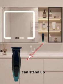 Kemei KM-1817 新款电动理发器 0mm 间隙雕刻理发器 专业理发造型理发器 黑色陶瓷 T 型刀片男士理发器 沙龙设计师使用或家用理发礼物