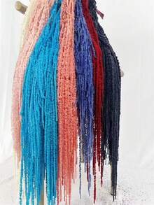 1/2/3/4/5 piezas Decoraciones colgantes de arroz estilizadas, decoraciones florales verdes, decoración navideña de alta moda, decoración del hogar/boda con flores secas