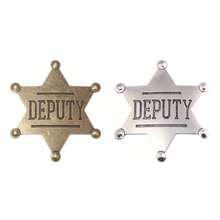 Distintivo dello sceriffo, decorazione da festa da cowboy, il miglior regalo per feste di Natale per gli amici