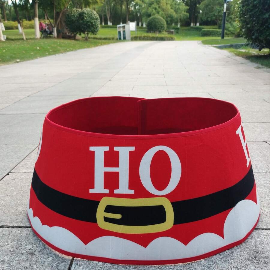 Falda de árbol de Navidad con estampado de lentejuelas 2025, falda redonda de árbol de Navidad, decoración del hogar, decoraciones navideñas, decoración de habitación, decoraciones navideñas de invierno, regalos de Navidad, decoración navideña - YINHUASW-01 - Ver 1