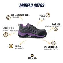 Women Fire & Safety Shoes - 灰色 - 查看 4