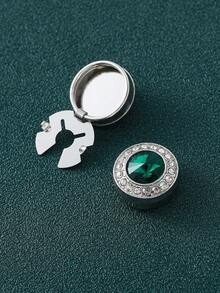 2pcs Men's Button Decorative Buttons, Universal Cuff Buttons, Turtle Buttons, Snap Buttons, Button Cover Brass Copper, 10 Colors Available, Elegant Gift For Boyfriend, Suitable For Men's Shirts