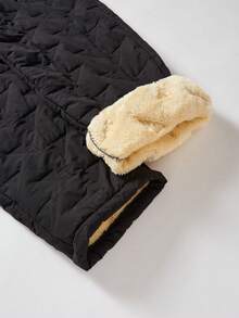 Winter Women's Plus Size Thermal Lined Straight Leg Sweatpants, Warm And Comfortable Casual Pants For Winter