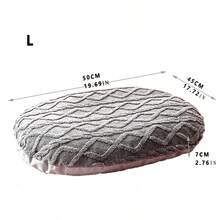 1 pieza Nuevo tapete para mascotas, tapete acolchado de felpa de coral con estampado para gatos y perros en otoño/invierno, cama para mascotas cálida y cómoda