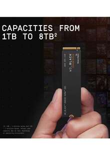 WD_BLACK 1TB SN850X NVMe Internal Gaming SSD Solid State Drive - Gen4 PCIe, M.2 2280, Up To 7,300 MB/S - WDS100T2X0E - màu đen - Xem 8