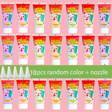 Zestaw kleju w kremie 1/3/5 szt. – kolorowe tubki do samodzielnego wykonania spinek do włosów, grzebieni, ramek na zdjęcia i etui na telefony – idealne prezenty i materiały do rękodzieła dla miłośników rękodzieła | Żywe tubki z klejem | Kleje dekoracyjne i materiały do rękodzieła