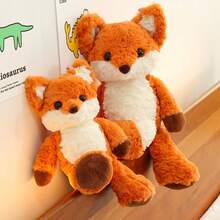 A Soft And Fluffy Red Fox Plush Doll, Suitable For Children Of All Ages. This Doll Is Durable, Fun, And Highly Interactive, Featuring A Fluffy Orange And White Patterned Design With Black Eyes. It Is The Perfect Choice For Play And Relaxation. It Is An Essential Doll For Children And An Indispensable Doll Accessory. This Doll Is Durable And Highly Interactive.