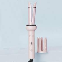 2-In-1 Auto Curler & Straightener - With Negative Ion Generator, Smart Timer, And Auto Shut-Off, -Free Curling And Straightening At Any Temperature