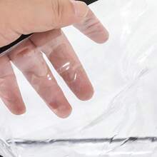 2pcs (1pc Hanger Storage Bag + 1pc Blanket Storage Bag), Transparent With Black Trim Wardrobe Storage Organizer Bags, Multi-Functional Storage Set For Hanging Clothes, Blankets, Garment Organization, Keep Your Closet Neat