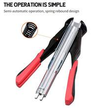 Hog Ring Pliers Tool 2600*C Clips Staples Cage Fencing Gun Fastener Nail Rings - Multicolor - View 5