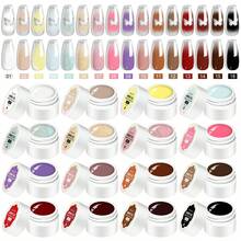 LIMEGIRL Gradient Painting Gel, 16 Colors Ombre Gel Nail Polish For Ombre Nails ,Wash-Free Painting Gel Set French Manicure DIY Nail Art,Off Gel Polish Kit For Salon And Nail Art DIY At Home - Nhiều màu - Xem 1