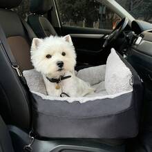 Small Dog Car Seat For Small Dogs, Waterproof Car Seat For Dogs With Clip-On Leash, Washable Dog Booster Seat Travel Bed With Adjustable Straps, Soft Pet Car Seat For Small Pets Up To 25lbs