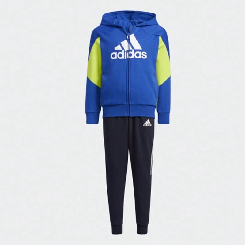 Adidas Children's Terry Casual Sports Suit - Blue - View 1