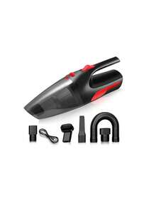 CascadeVac Aspiradora inalámbrica negra de alta succión de 2000mAh para uso doméstico y en el automóvil