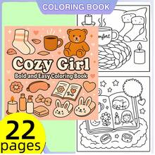 22 Trang Tô Màu Đơn Giản Nhưng Nổi Bật Dành Cho Bé Gái - Chủ Đề Ấm Cúng, Trà, Thẩm Mỹ Nhẹ nhàng và Những Khoảnh Khắc Thư Giãn, Sách Tô Màu Dành Cho Tuổi Thiếu Niên - Mảnh duy nhất - Xem 5