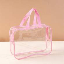 1pc Transparent Toy Storage Bag With Zipper And Label, Reusable Clear PVC Toy Organizer Pouch For Tabletop Games, Building Blocks, Puzzles, Toys, Nursery Storage - Multicolor - View 23