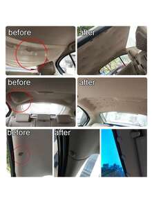 50 Set Of Automotive Car Roof Headliner Repair Button Pins Kit, Universal Auto Roof Snap Rivets Retainer For Car Roof Fixed, With Installation Tool, Fit All Cars