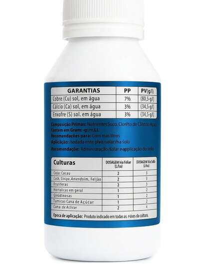 Cobre Forte 100 Ml Sulfato De Cobre Quimiagri
