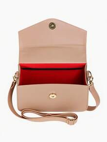Kit 2 Bolsas Infantil/Juvenil Alça de Mão e Alça de Ombro Regulável Especial Dia das Crianças Primavera Verão 1 Pink + 1 Roxa - A - Visão 3