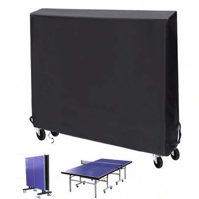 Copertura antipolvere per tavolo da ping pong da esterno, Copertura per tavolo da ping pong 165x70x185cm