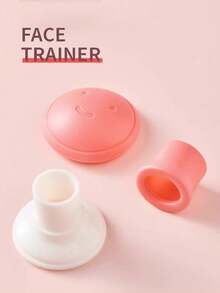 Facial Fitness & Jawline Trainer, 1PC Manual Face Exerciser For Facial Lifting And Contouring, Facial Yoga Toning Tool For Daily Workout, Home Gym Equipment For Women And Men (1-Piece) - 紅白色 - 查看 6