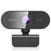 1080P全高清网络摄像头，带降噪麦克风，即插即用视频会议摄像头，具备自动对焦功能，适用于办公室、教室或会议直播。 - 黑色 - 查看 10