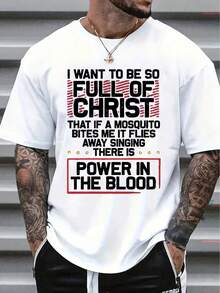 Camiseta de Hombre Cómoda Cuello Redondo Casual Algodón Mangas Cortas Suave Transpirable Top Ropa de Hombre Camiseta Verano Primavera Ropa de Calle Tela de Algodón Impresión de Letras a la Moda - Blanco - Ver 2