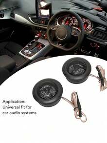 2 Pcs Mini Car Tweeter, 120W High Performance Mini Dome Tweeter Speakers For Car Audio System, Car Car Speakers, High Loyalty Audio Car Speaker