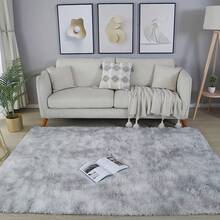 1 Set de alfombras para sala de estar, dormitorio, alfombras de área, alfombras individuales con efecto tie-dye esponjoso, alfombras modernas suaves y mullidas para decoración de habitaciones, alfombras esponjosas para dormitorio, hermosos regalos para cumpleaños, graduación y regreso a clases, decoración de baño y cocina, alfombra de cocina