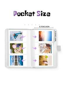 Album ảnh mini 108 ngăn, phù hợp với phim chụp ảnh lấy liền Mini 12/11/7+/9/Link 2, ảnh 2x3 inch, thẻ ảnh Kpop. - Nhiều màu - Xem 6