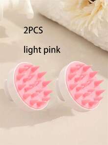 1pc Head Massager Hairbrush For Scalp Care, Super Soft Silicone Scalp Massager, Designed For Deep Cleaning, Dandruff Removal And Hair Growth, Suitable For Men And Women, Macaron Color, Dry And Wet Use, Suitable For Home, Dorm, Travel, Salon, Pet Grooming,Hair Accessories ,Comb Hair ,Hair Styling Tools - Multicolor - View 5