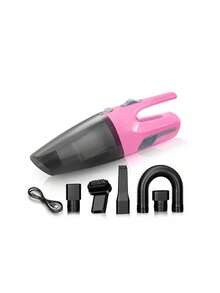 CascadeVac 2000mAh Wireless Pink High Suction Vacuum Cleaner For Home And Car Use