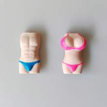 1/2pcs New Sexy Bikini Silicone Lighter Case, Lighter & Lipstick Protective Cover, Anti-Drop Silicone Sleeve, Smoking Accessories (Lighter Not Included)