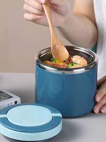 1000ml Barattolo termico per alimenti in acciaio inossidabile - Riutilizzabile, contenitore per il pranzo sigillato per zuppe e cibi caldi, tazza per la colazione di grande capacità - Perfetto per scuola, università, organizzazione e conservazione in cucina