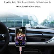 尼龙编织 AUX 音频线，Type C 转 3.5mm 高品质车载扬声器连接线，兼容 16 Pro Max/16 Pro/16 Plus/16/15 Pro Max/15 Pro/15 Plus/15，Type C 适配器耳机延长线 - 彩色 - 查看 12