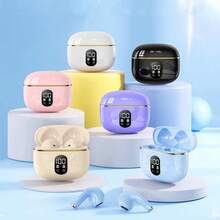 In-Ear Wireless Headphones Comfortable Wearing Bracket, Suitable For Listening To Music, Games, Running, Fitness, Business, Office Use, - Hồng - Xem 2