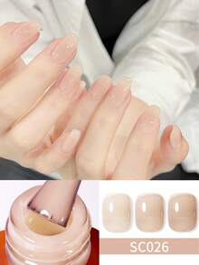 Tonitu g. Tonitu G 7ml Gelee Gel Nagellack - Nude Pink Rose Lila Rot Grau Burgund Braun, Abweichbar, UV/LED Aushärtung, transluzentes mintgrünes milchiges semi-permanentes Gel Nagellack für Maniküre Zuhause Salon & Nagelkunst, Geschenk für Frauen Nägel - Verschiedenfarbig - Übersicht 10