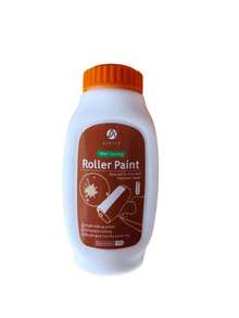 Rouleau de peinture rechargeable avec réservoir de 500 ml - Design blanc, idéal pour les réparations murales, les retouches, les graffitis et les projets d'artisanat - Applicateur en plastique durable pour une peinture facile, peut également être utilisé pour la décontamination et les taches murales (nouveaux et anciens modèles expédiés de manière aléatoire) - Multicolore - Voir 16